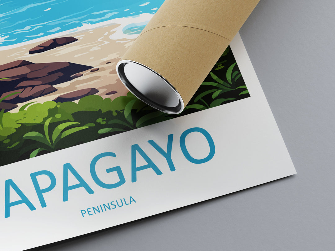 Papagayo Peninsula Travel Print Wall Art Papagayo Peninsula Wall Hanging Home Décor Papagayo Peninsula Gift Art Lovers Wall Art Costa Rica