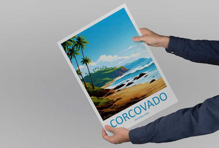 Corcovado National Park Travel Print Wall Art Corcovado Park Wall Hanging Home Décor Corcovado National Park Gift Art Costa Rica