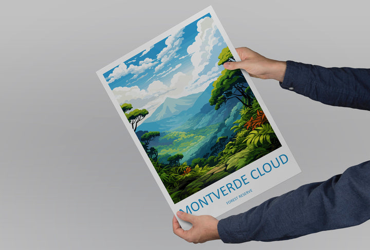 Montverde Cloud Forest Reserve Travel Print Wall Art Montverde Cloud Wall Hanging Home Décor Montverde Cloud Gift Art Costa Rica