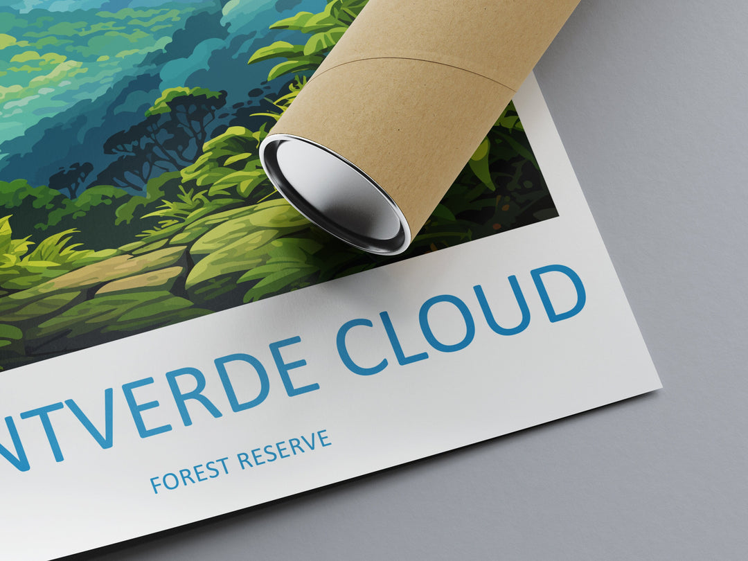 Montverde Cloud Forest Reserve Travel Print Wall Art Montverde Cloud Wall Hanging Home Décor Montverde Cloud Gift Art Costa Rica