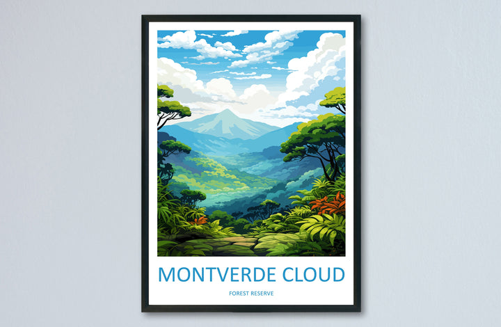 Montverde Cloud Forest Reserve Travel Print Wall Art Montverde Cloud Wall Hanging Home Décor Montverde Cloud Gift Art Costa Rica