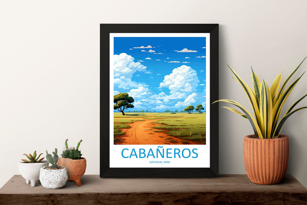 Cabañeros National Park Travel Print Wall Art Cabañeros Wall Hanging Home Décor Cabañeros Gift Art Lovers Spain Art Lover Gift Art