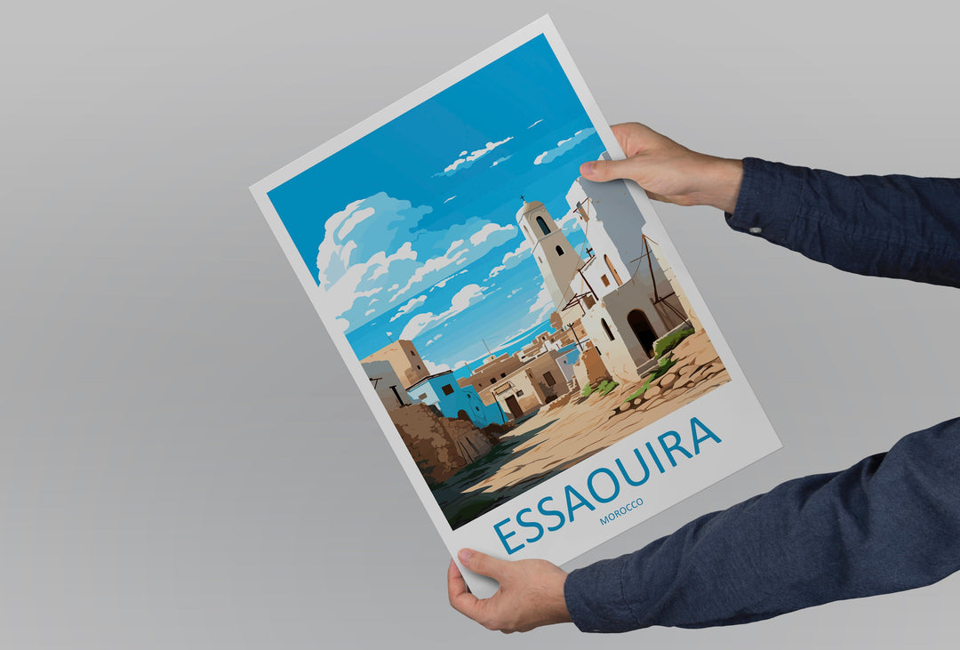 Essaouira Travel Print Wall Art Essaouira Wall Hanging Home Décor Essaouira Gift Art Lovers Morocco Art Lover Gift Wall Art Morocco Art
