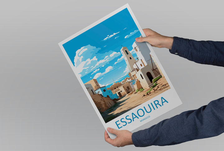 Essaouira Travel Print Wall Art Essaouira Wall Hanging Home Décor Essaouira Gift Art Lovers Morocco Art Lover Gift Wall Art Morocco Art