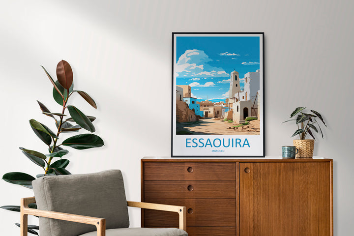 Essaouira Travel Print Wall Art Essaouira Wall Hanging Home Décor Essaouira Gift Art Lovers Morocco Art Lover Gift Wall Art Morocco Art