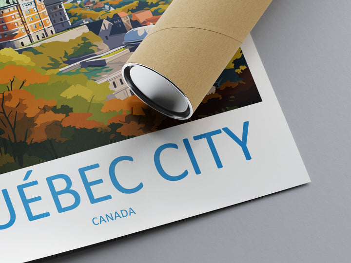 Quebec City Travel Print Wall Art Quebec City Wall Hanging Home Décor Quebec City Gift Art Lovers Canada Art Lover Gift Quebec City Gift