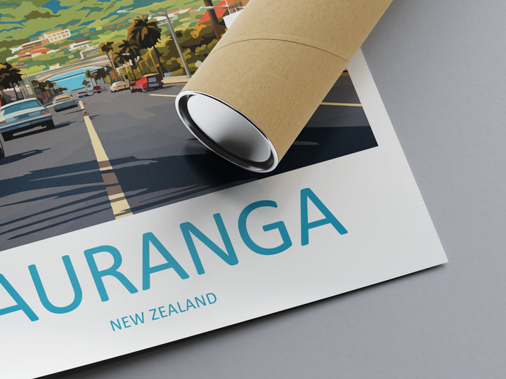 Tauranga Travel Print Wall Art Tauranga Wall Hanging Home Décor Tauranga Gift Art Lovers New Zealand Art Lover Gift Print New Zealand Art