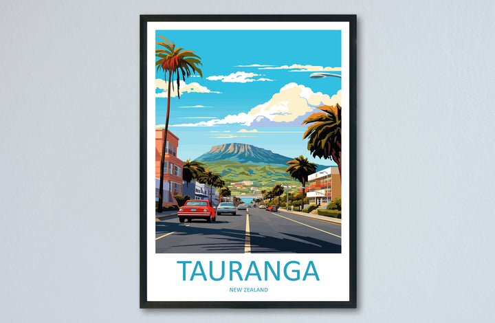 Tauranga Travel Print Wall Art Tauranga Wall Hanging Home Décor Tauranga Gift Art Lovers New Zealand Art Lover Gift Print New Zealand Art