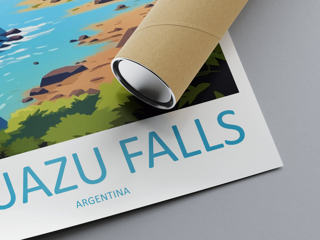 Iguazu Falls Travel Print Wall Art Iguazu Falls Wall Hanging Home Decor Iguazu Falls Gift Art Lovers Wall Art Print Art Iguazu Falls Art