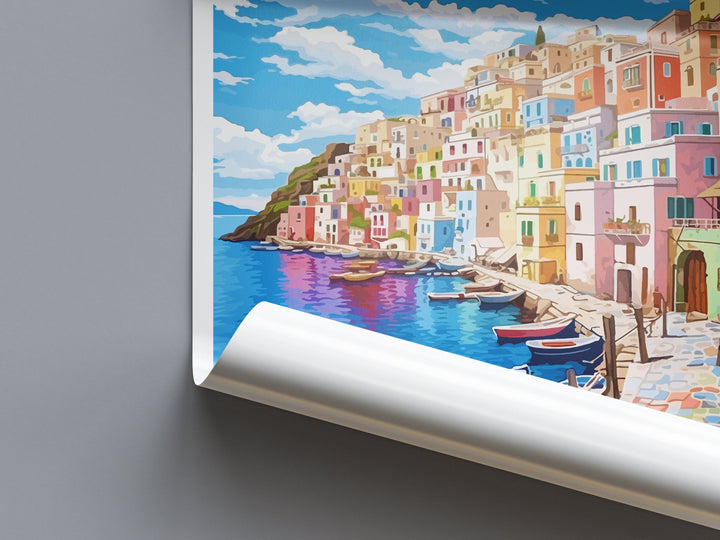 Ponza Travel Print Wall Art Ponza Wall Hanging Home Décor Ponza Gift Art Lovers Italy Art Lover Gift Ponza Print Italy Wall Art Decor