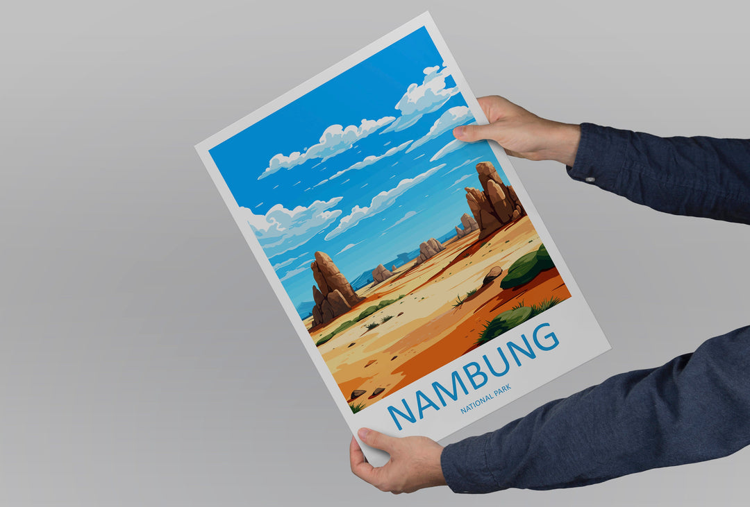 Nambung National Park Travel Print Wall Nambung National Park Wall Hanging Home Décor Nambung Gift Art Lovers Art Australia Wall Art Poster