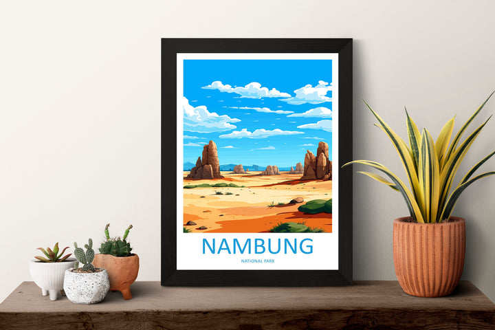Nambung National Park Travel Print Wall Nambung National Park Wall Hanging Home Décor Nambung Gift Art Lovers Art Australia Wall Art Poster