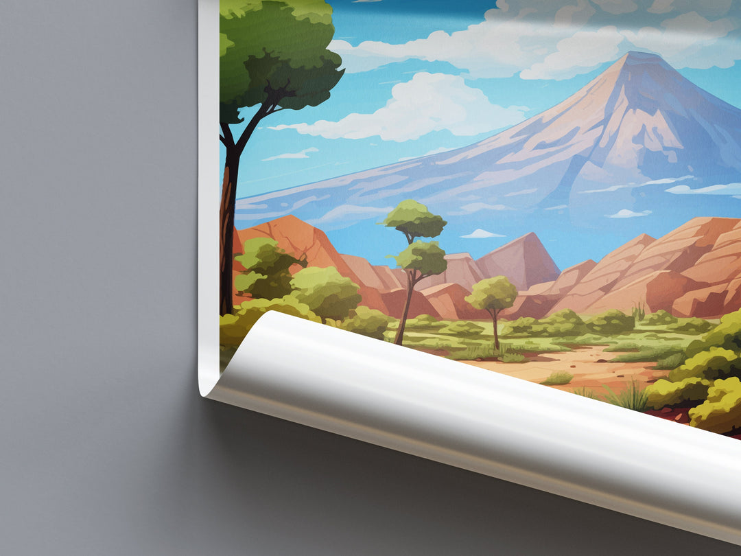 Teide National Park Travel Print Wall Art Teide National Park Wall Hanging Home Décor Teide National Park Gift Art Lovers Spain Art Lover