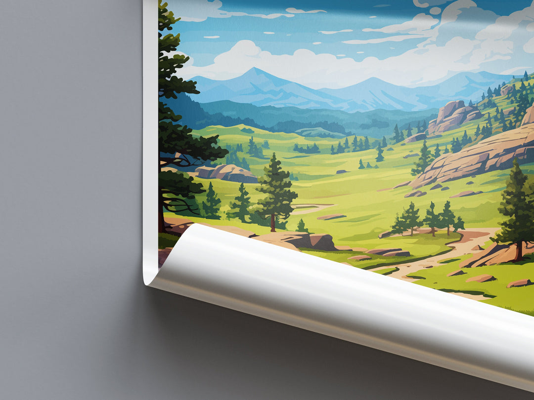 Sierra De Guadarrama National Park Travel Print Wall Art Picos Sierra De Guadarrama National Park Wall Hanging Home Décor Sierra Guadarrama