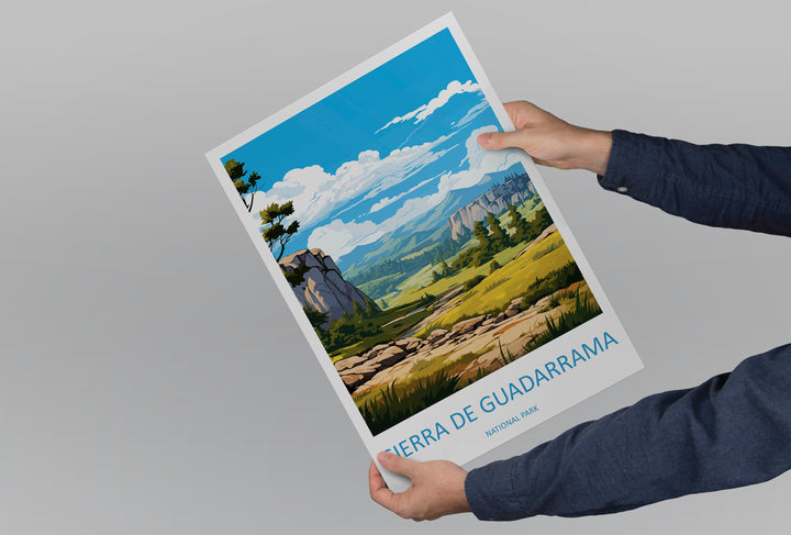 Sierra De Guadarrama National Park Travel Print Wall Art Picos Sierra De Guadarrama National Park Wall Hanging Home Décor Sierra Guadarrama