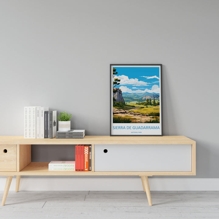Sierra De Guadarrama National Park Travel Print Wall Art Picos Sierra De Guadarrama National Park Wall Hanging Home Décor Sierra Guadarrama