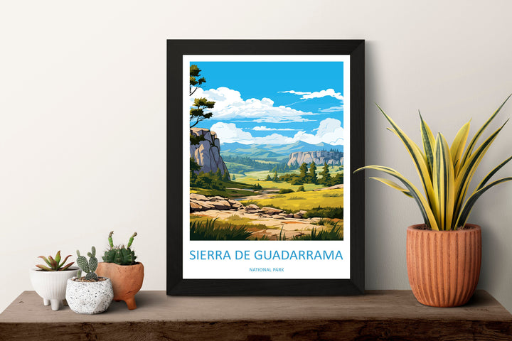 Sierra De Guadarrama National Park Travel Print Wall Art Picos Sierra De Guadarrama National Park Wall Hanging Home Décor Sierra Guadarrama