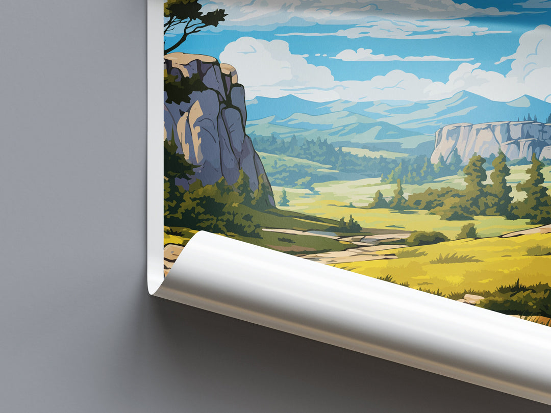 Sierra De Guadarrama National Park Travel Print Wall Art Picos Sierra De Guadarrama National Park Wall Hanging Home Décor Sierra Guadarrama