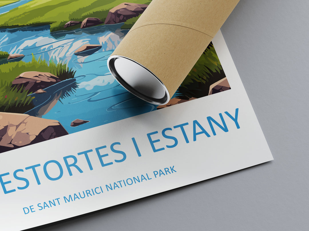 Aigüestortes i Estany de Sant Maurici National Park Travel Print Wall Art de Sant Maurici Wall Hanging Home Décor de Sant Maurici Park