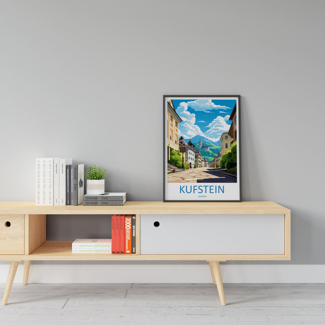 Kufstein Travel Print Wall Art Kufstein Wall Hanging Home Décor Kufstein Gift Art Lovers Art Lover Gift Kufstein Print Austria