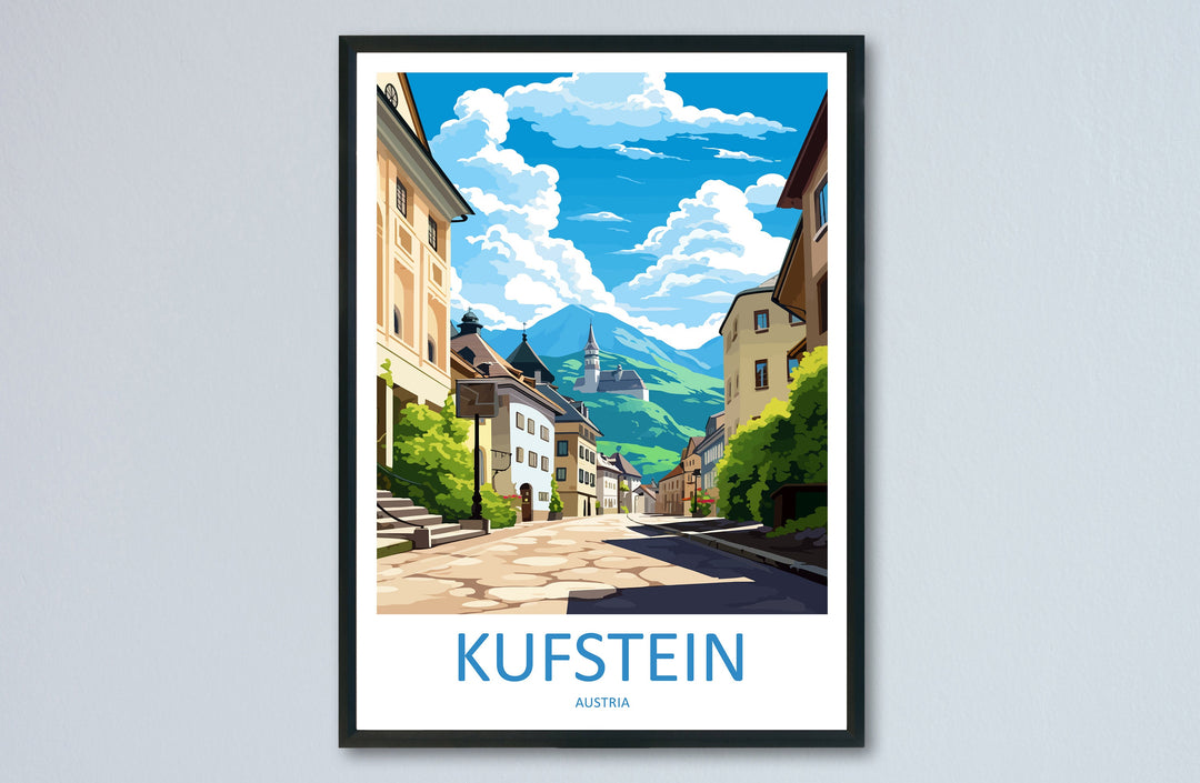 Kufstein Travel Print Wall Art Kufstein Wall Hanging Home Décor Kufstein Gift Art Lovers Art Lover Gift Kufstein Print Austria