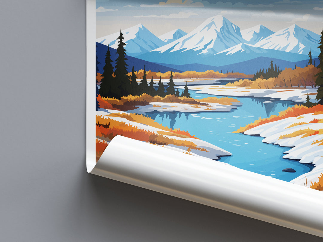Twin Lakes Travel Print Wall Art Twin Lakes Wall Hanging Home Décor Twin Lakes Gift Art Lovers Alaska Art Lover Gift Twin Lakes Poster