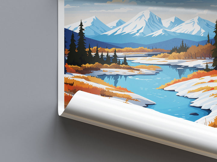 Twin Lakes Travel Print Wall Art Twin Lakes Wall Hanging Home Décor Twin Lakes Gift Art Lovers Alaska Art Lover Gift Twin Lakes Poster