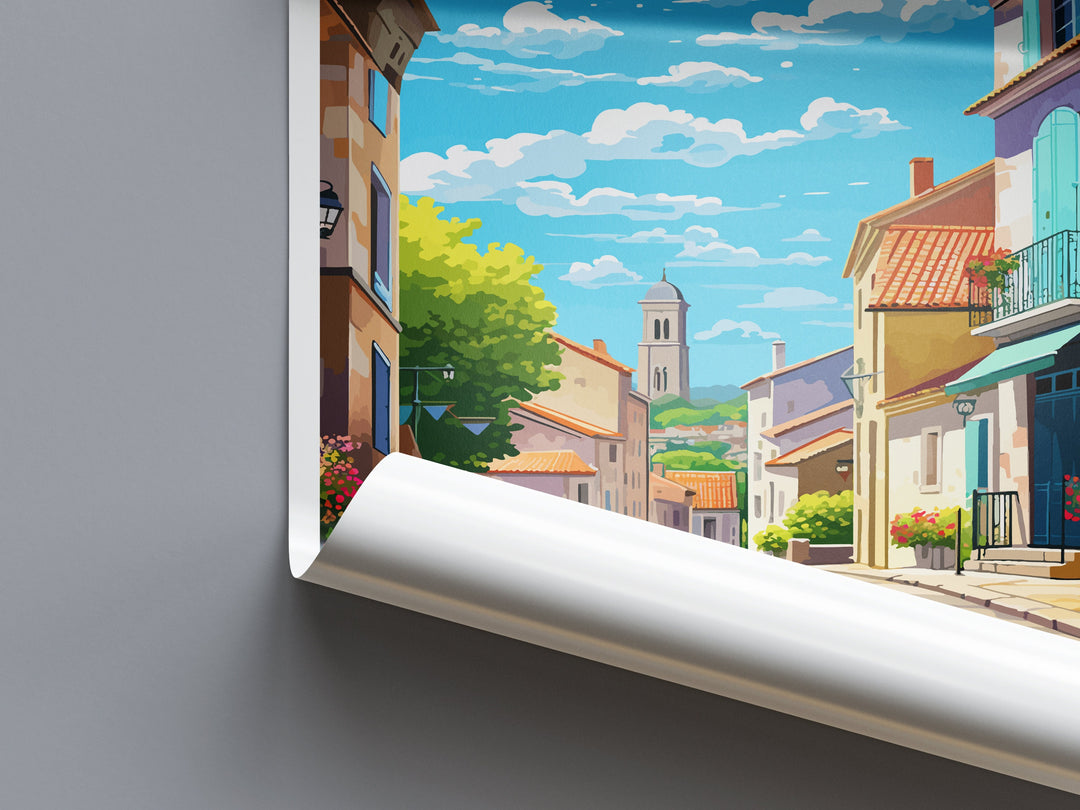 Périgueux Travel Print Wall Art Périgueux Wall Hanging Home Décor Périgueux Gift Art Lovers France Art Lover Gift Périgueux Print