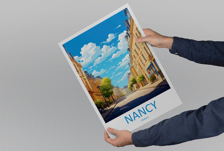 Nancy Travel Print Wall Art Nancy Wall Hanging Home Décor Nancy Gift Art Lovers France Art Lover Gift Nancy Print