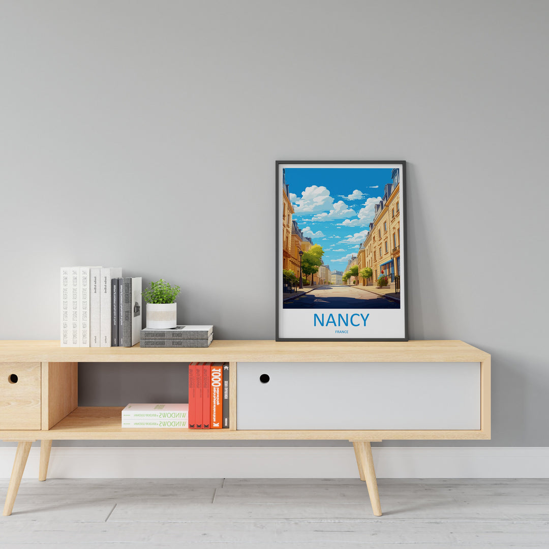 Nancy Travel Print Wall Art Nancy Wall Hanging Home Décor Nancy Gift Art Lovers France Art Lover Gift Nancy Print