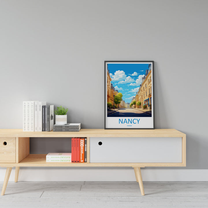 Nancy Travel Print Wall Art Nancy Wall Hanging Home Décor Nancy Gift Art Lovers France Art Lover Gift Nancy Print