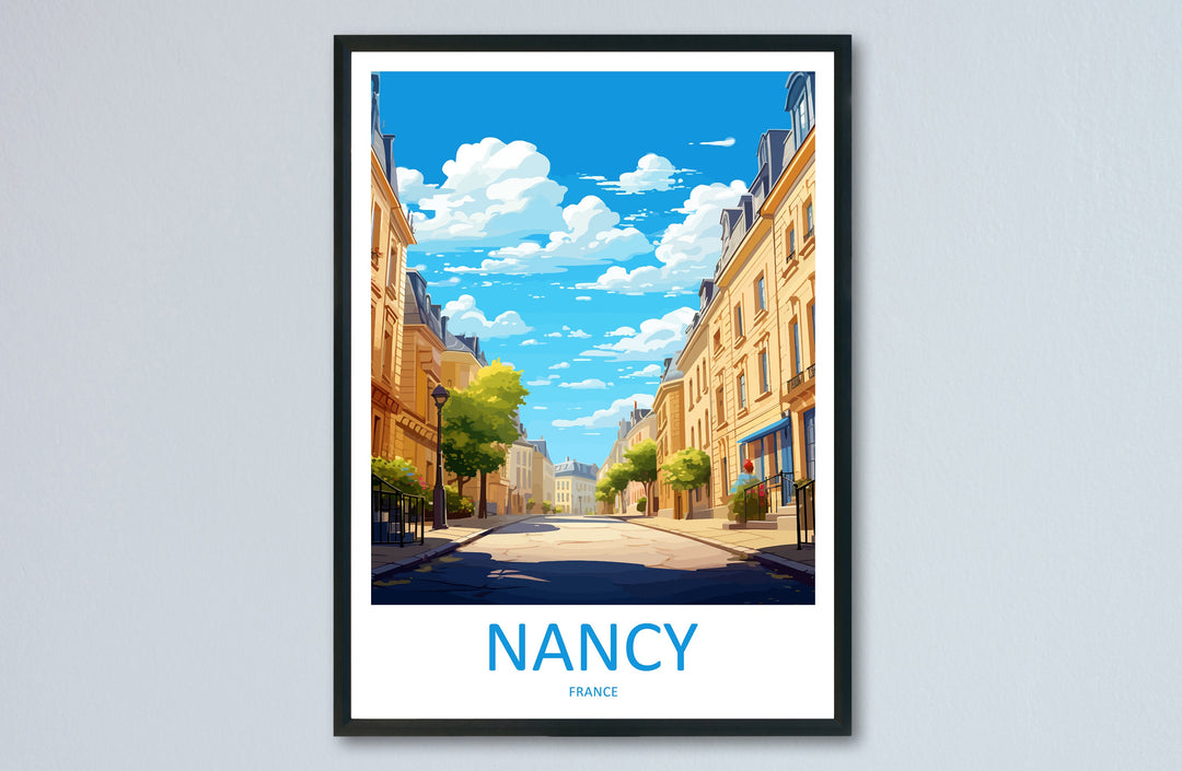 Nancy Travel Print Wall Art Nancy Wall Hanging Home Décor Nancy Gift Art Lovers France Art Lover Gift Nancy Print