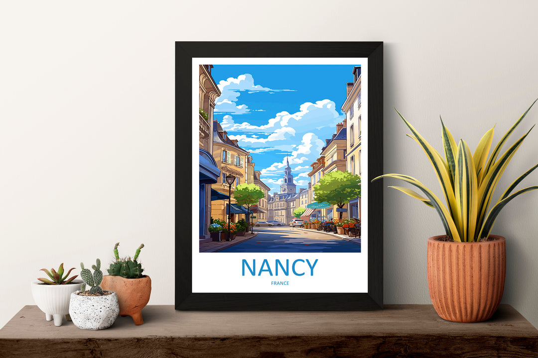Nancy Travel Print Wall Art Nancy Wall Hanging Home Décor Nancy Gift Art Lovers France Art Lover Gift Nancy Print