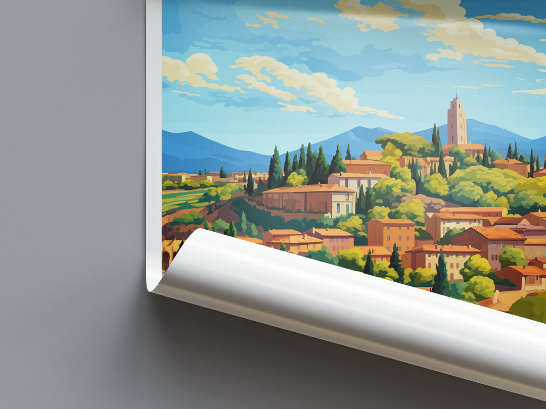 Aix En Provence Travel Print Wall Art Aix En Provence Wall Hanging Home Décor Aix En Provence Gift Art Lovers France Art Lover Gift