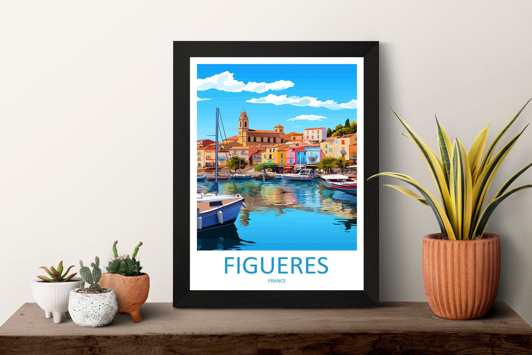 Figueres Travel Print Wall Art Figueres Wall Hanging Home Décor Figueres Gift Art Lovers Spain Art Lover Gift Figueres Print Spain