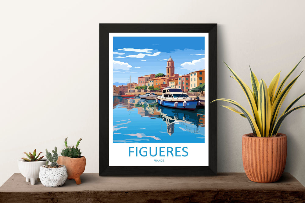 Figueres Travel Print Wall Art Figueres Wall Hanging Home Décor Figueres Gift Art Lovers Spain Art Lover Gift Figueres Print Spain