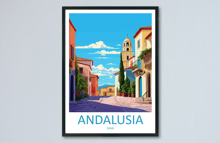 Andalusia Travel Print Wall Art Andalusia Wall Hanging Home Décor Andalusia Gift Art Lovers Spain Art Gift Andalusia Travel Poster art