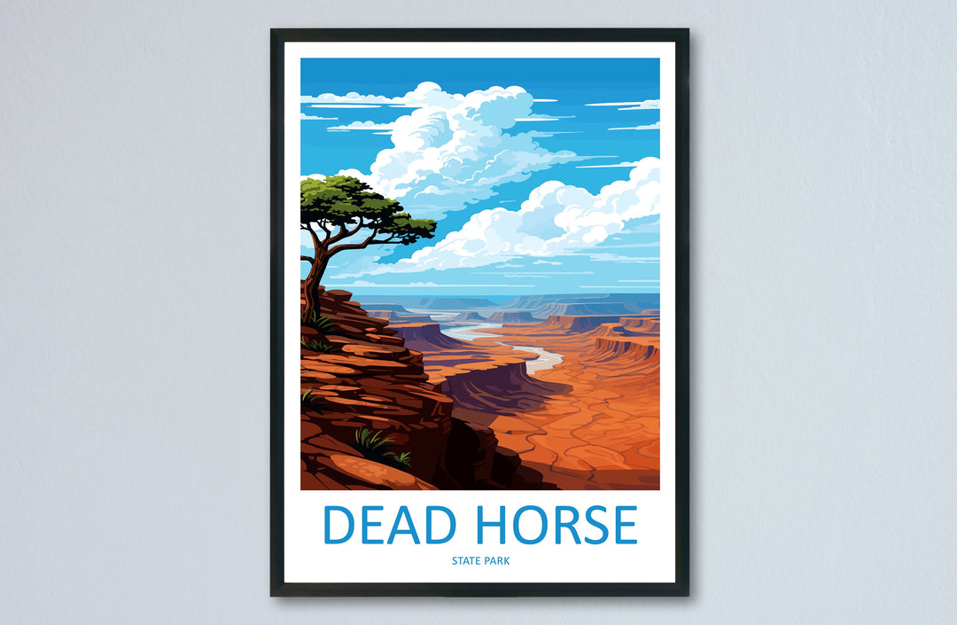 Dead Horse State Park Travel Print Wall Art Dead Horse State Park Wall Hanging Home Décor Dead Horse Art Lovers Utah Art Lover Gift