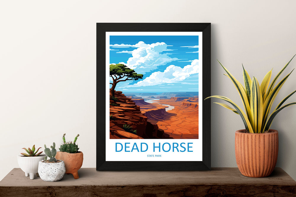 Dead Horse State Park Travel Print Wall Art Dead Horse State Park Wall Hanging Home Décor Dead Horse Art Lovers Utah Art Lover Gift