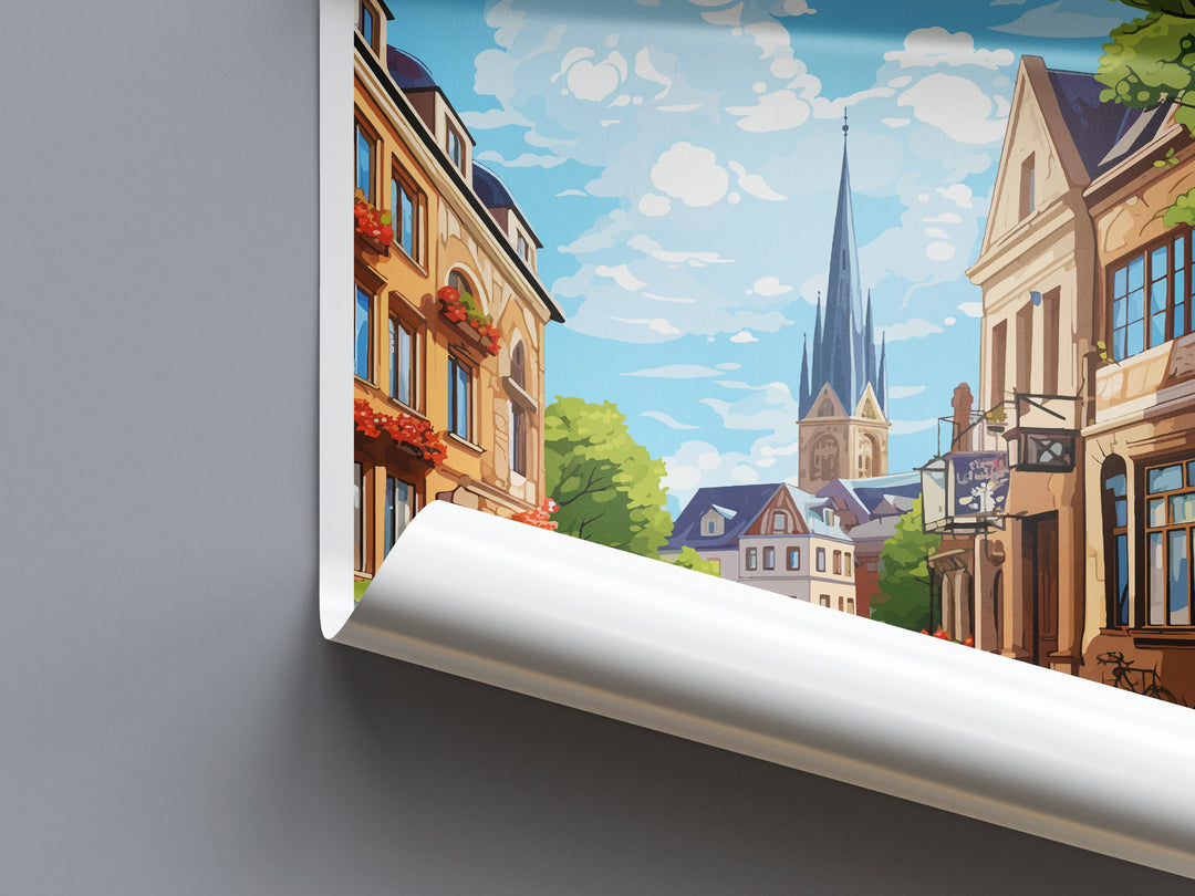 Mainz Travel Print Wall Art Mainz Wall Hanging Home Decoration Mainz Gift Art Lovers Wall Art Print Art Mainz Germany Poster