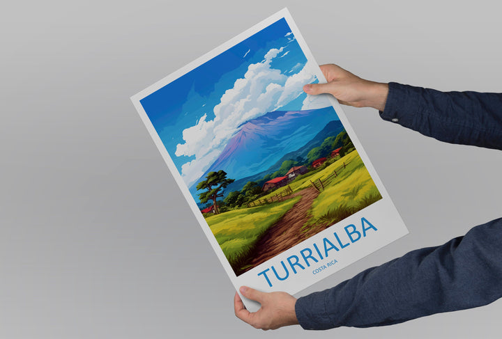Turrialba Travel Print Wall Art Turrialba Wall Hanging Home Décor Turrialba Gift Art Lovers Costa Rica Wall Art