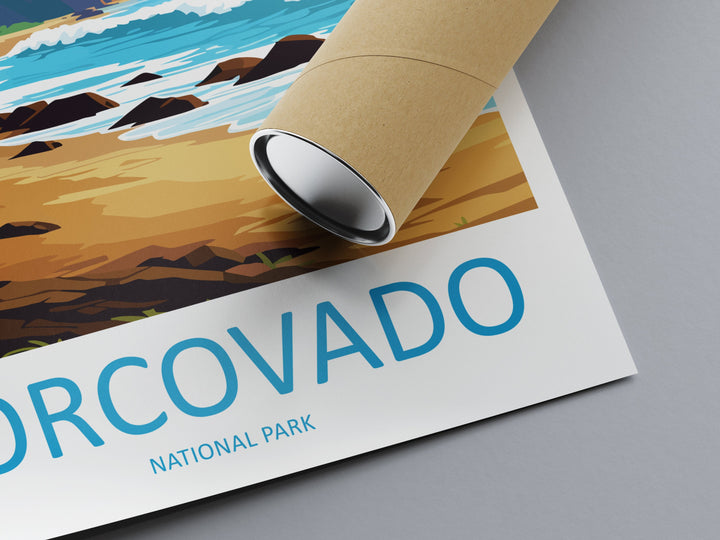 Corcovado National Park Travel Print Wall Art Corcovado Park Wall Hanging Home Décor Corcovado National Park Gift Art Costa Rica