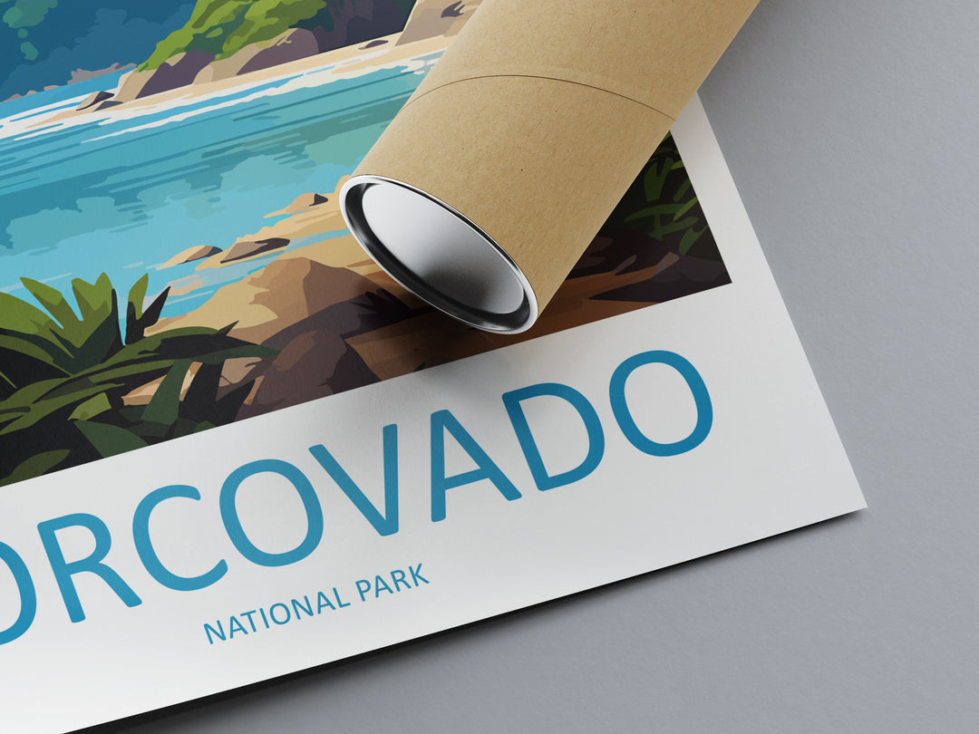 Corcovado National Park Travel Print Wall Art Corcovado Park Wall Hanging Home Décor Corcovado National Park Gift Art Costa Rica