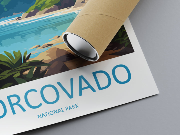 Corcovado National Park Travel Print Wall Art Corcovado Park Wall Hanging Home Décor Corcovado National Park Gift Art Costa Rica