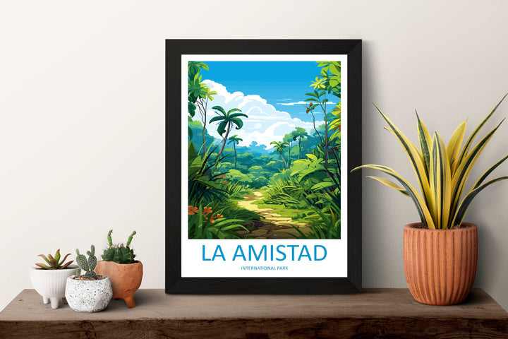 La Amistad National Park Travel Print Wall Art La Amistad Wall Hanging Home Décor La Amistad National Park Gift Art Costa Rica