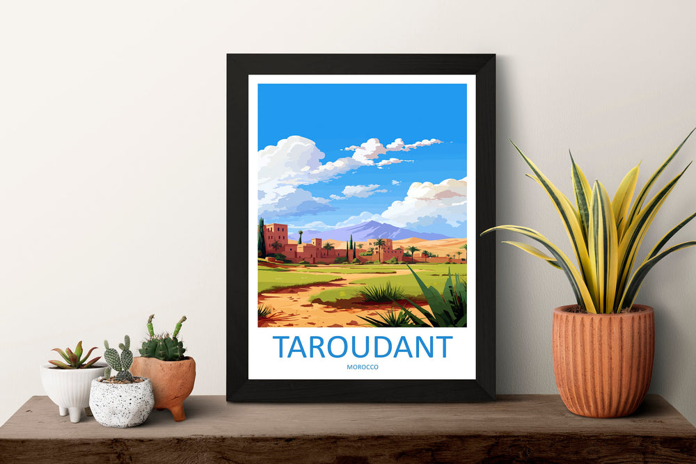 Taroudant Travel Print Wall Art Taroudant Wall Hanging Home Décor Taroudant Gift Art Lovers Morocco Art Lover Gift Wall Art