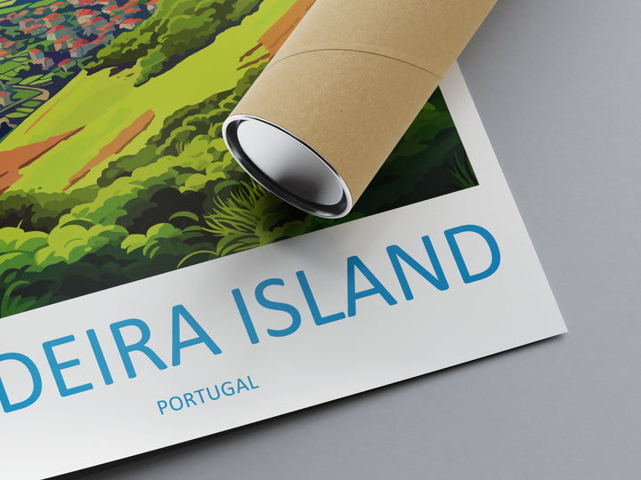 Madeira Travel Print Wall Art Madeira Wall Hanging Home Décor Madeira Gift Art Lovers Portugal Art Lover Gift Madeira Poster