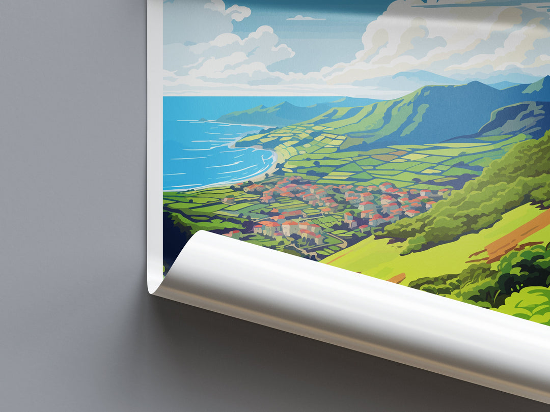 Madeira Travel Print Wall Art Madeira Wall Hanging Home Décor Madeira Gift Art Lovers Portugal Art Lover Gift Madeira Poster