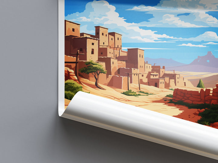 Aït Benhaddou Travel Print Wall Art Aït Benhaddou Wall Hanging Home Décor Aït Benhaddou Gift Art Lovers Morocco Art Lover Gift