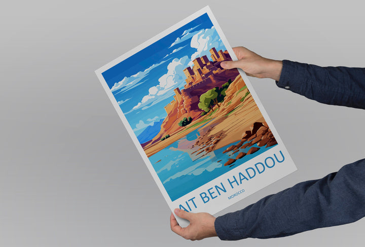 Aït Benhaddou Travel Print Wall Art Aït Benhaddou Wall Hanging Home Décor Aït Benhaddou Gift Art Lovers Morocco Art Lover Gift